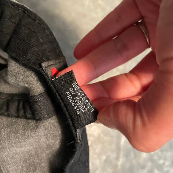 Grandpa Embroidered Hat Baseball Cap Cotton Gray Black Vintage Spellout - Picture 10 of 10